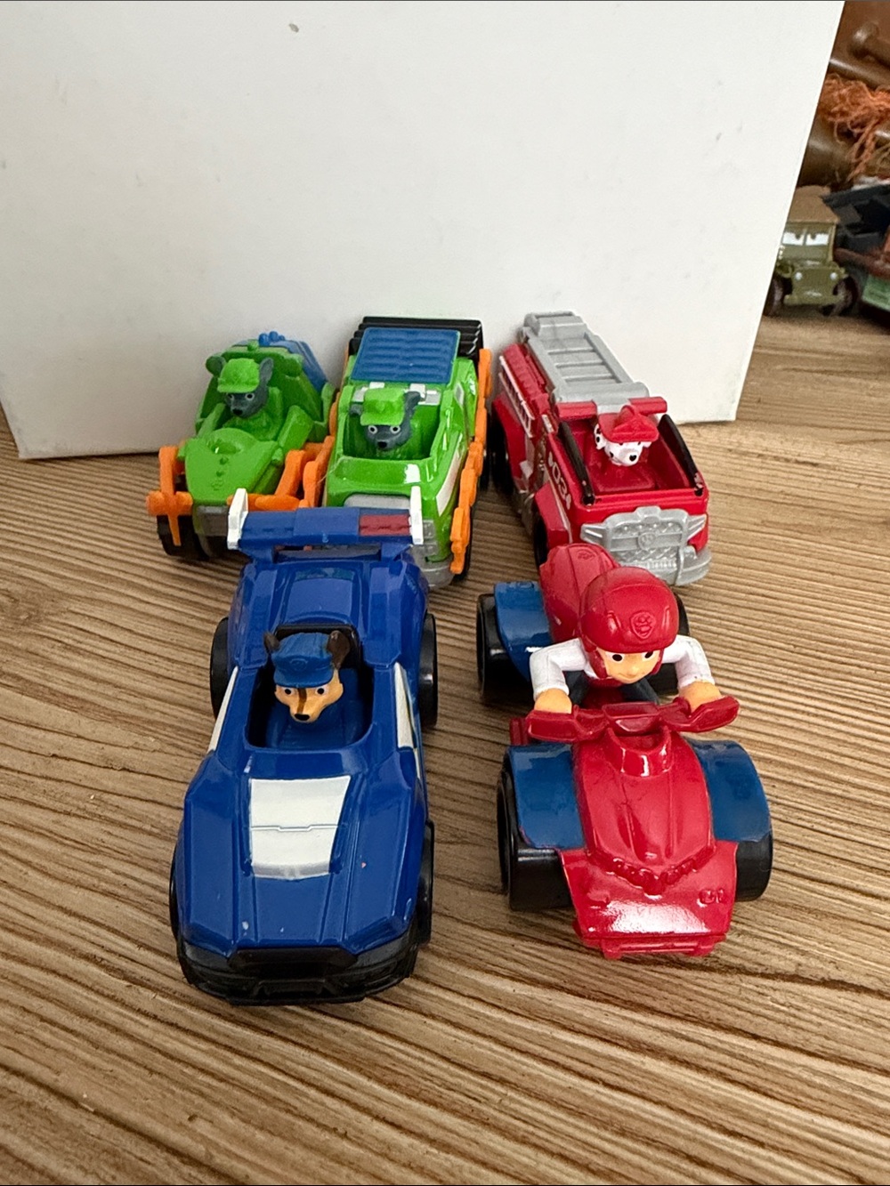 Paw Patrol Vehicles lot of 5